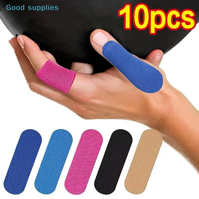 nimbleBowling Thumb Support Pads 10Pcs Elastic Sweatproof Finger Protector Tape for Sports Enthusiasts Workout Trainingobject