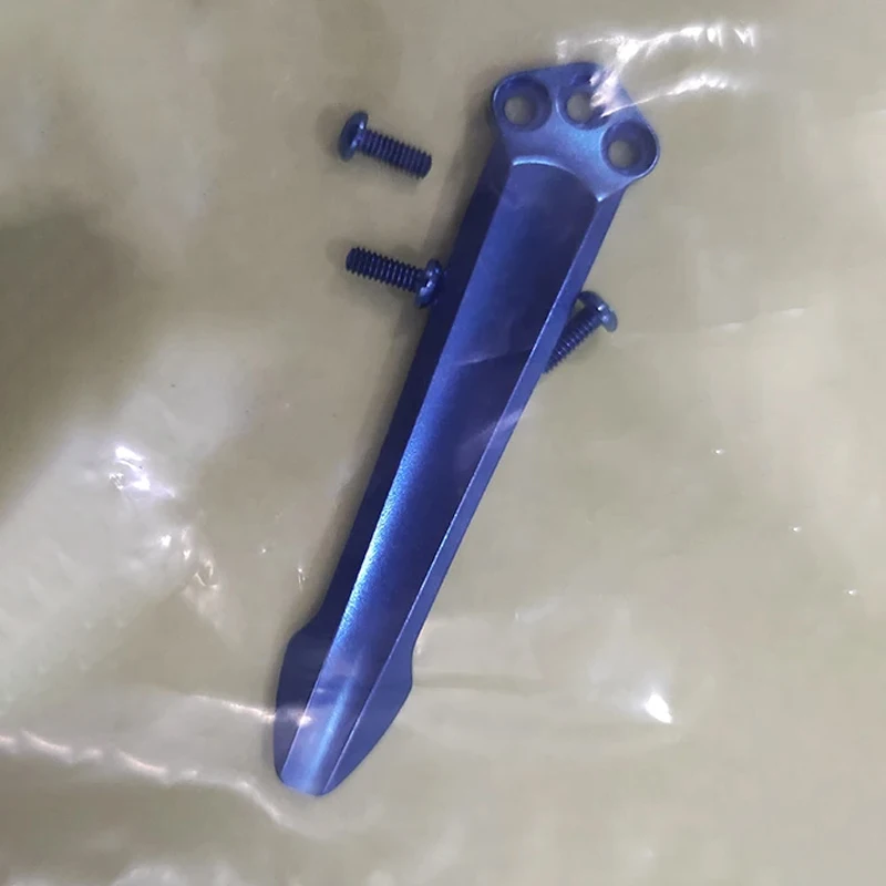 Imagem -05 - Grampo de Bolso Titanium Braçadeira Traseira Cnc Benchmade Bugout 535 Griptillian 551 940 595 565 Comandante Zt0640 0920 Cores