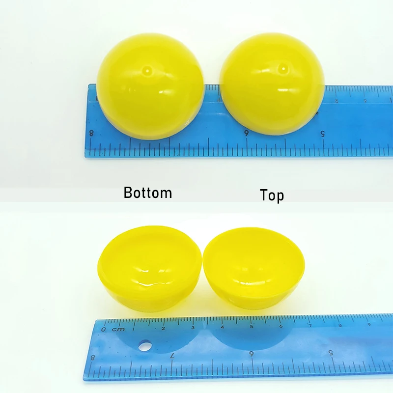 20Pcs Or 10Pcs 100MM Toy Capsule Transparent Colorful Plastic PP Open Balls Eggshell Empty Container Vending Machine 4-inch