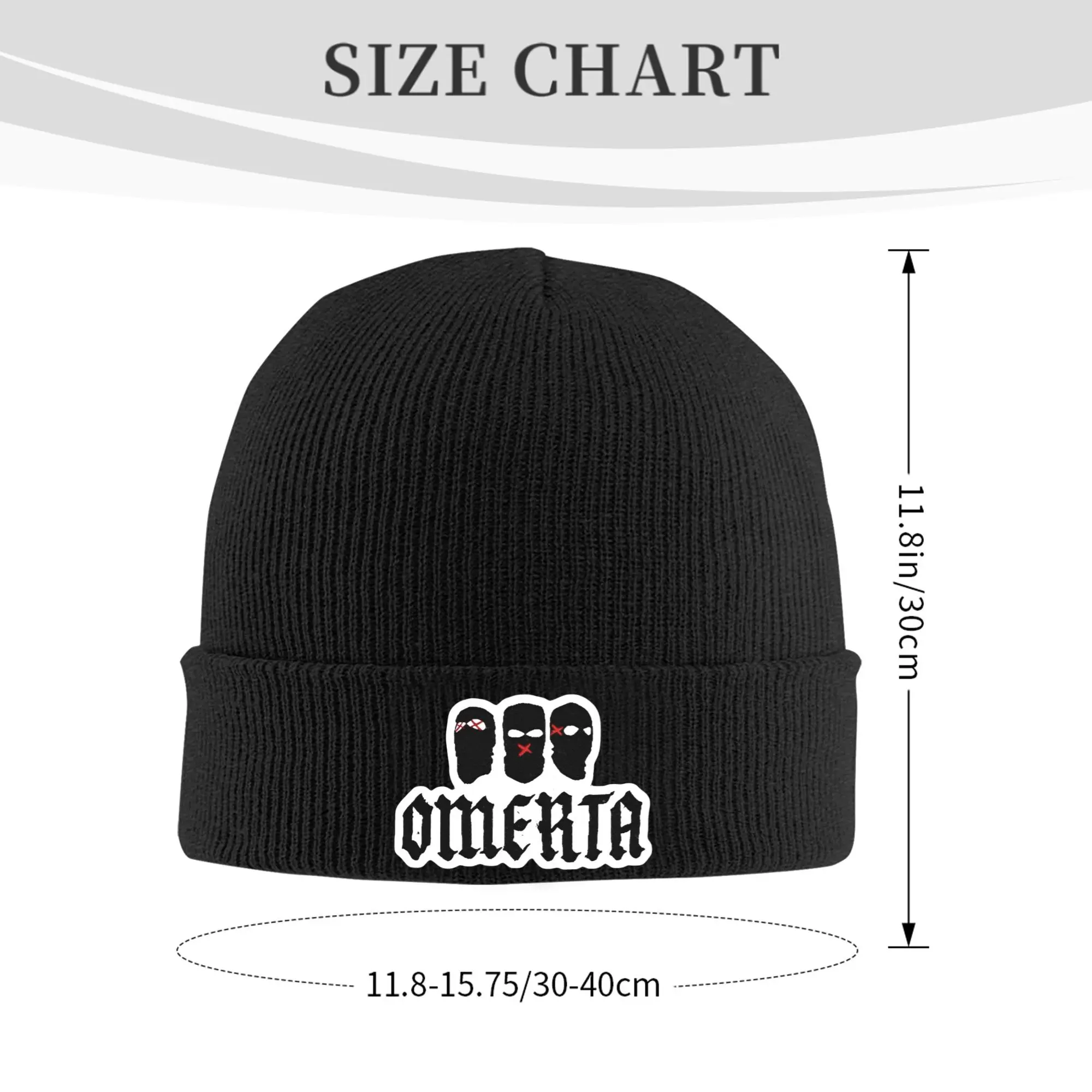 Omerta 47 Knit Hat Beanie Winter Hats Warm Acrylic  Street  Caps Men Women Gift