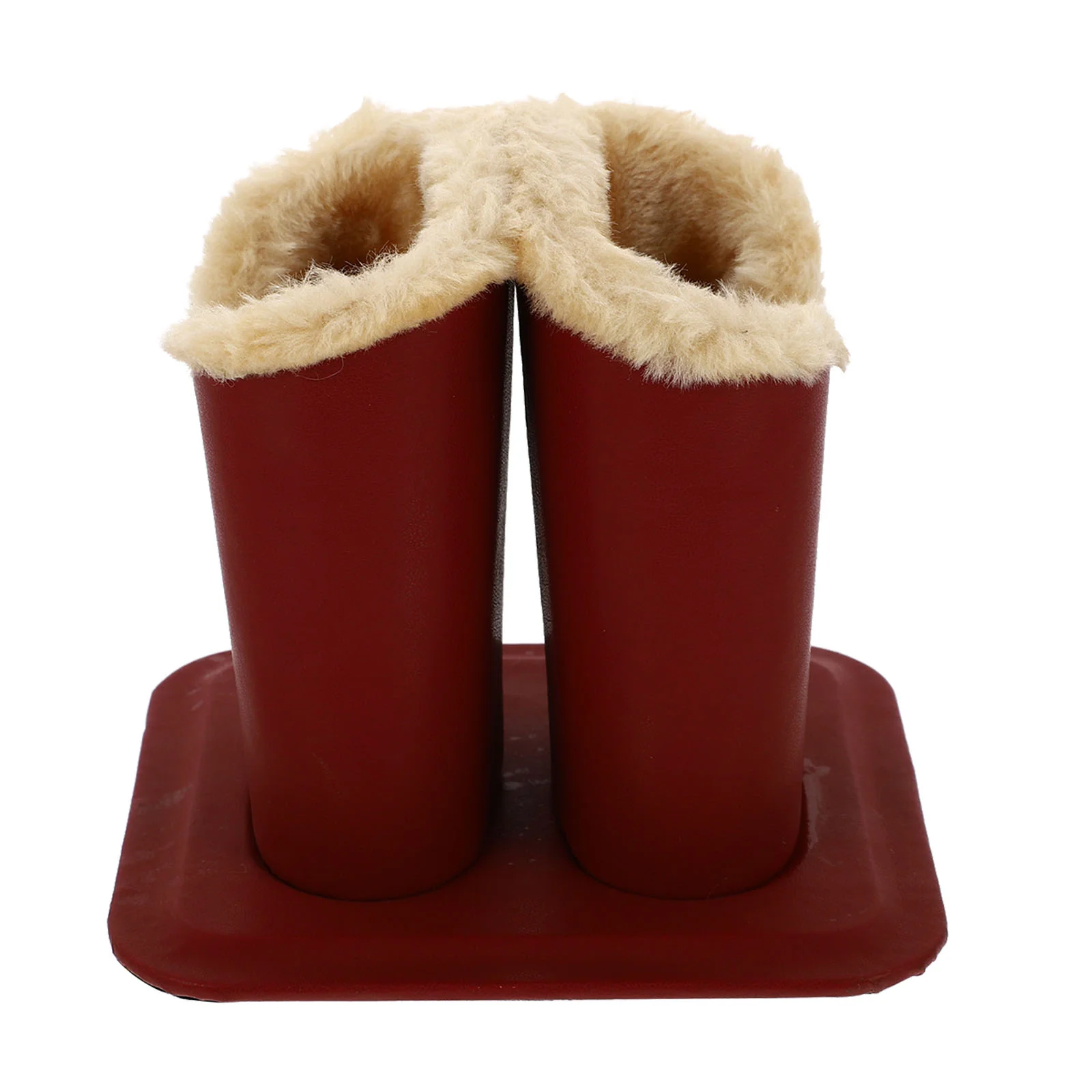 Plüsch Brillen Halter Lagerung Bin Show Rack Desktop Ständer Halterung Flauschige Haut Gefüttert Fall