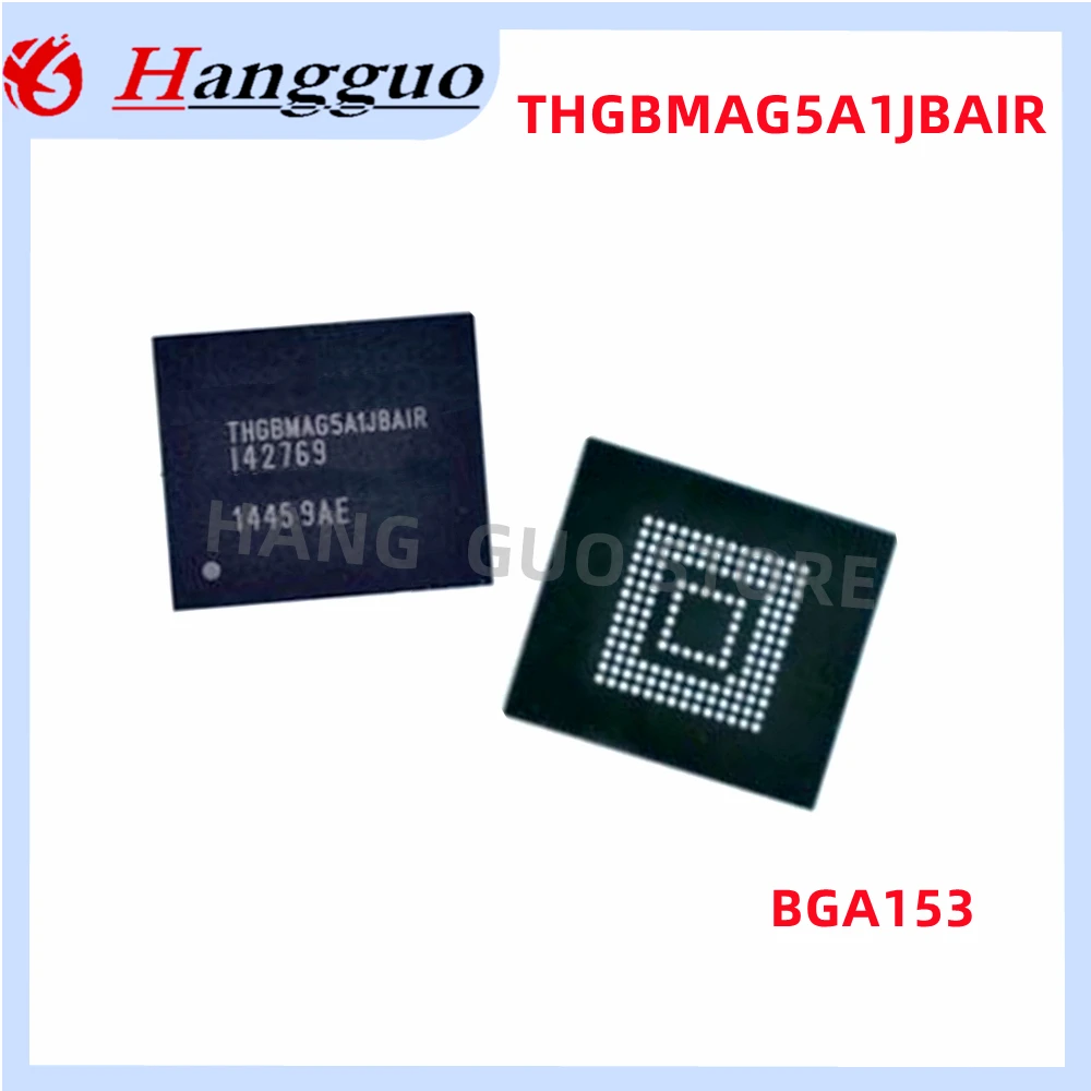 1-5PCS/Lot Original THGBMAG5A1JBAIR 4GB EMMC BGA153 THGBMAG5A1JBA1R Memory IC Chip