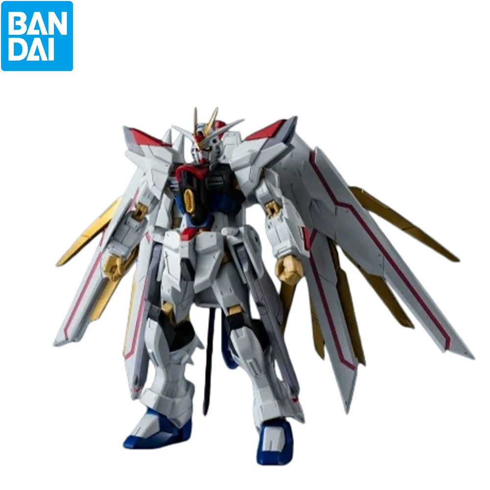 Bandai Gundam Universe ZGMF-X20A Strike Freedom Gundam Painted Articulated Action Figure Mecha Collectible Desktop Display Toy