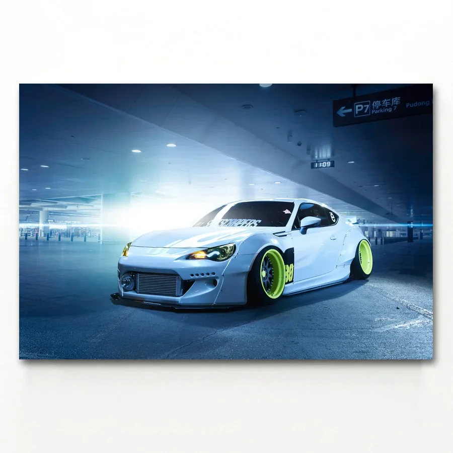 BRZ Sport Car Tuning Vehicles Mural Wall Art Pictures Posters Canvas Paintings for Living Room Decorations Home Decor