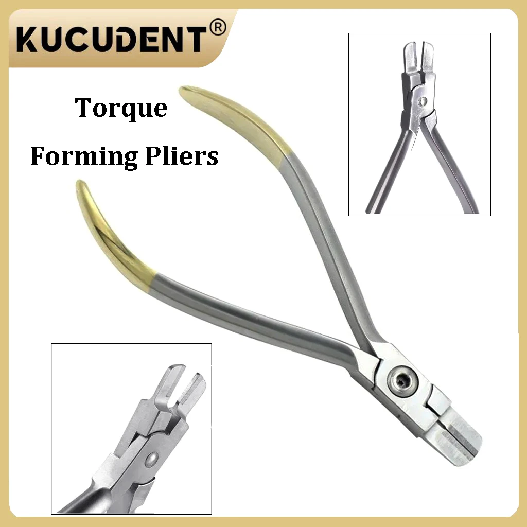 1PC Dental Orthodontic Tweed Torque Forming Plier Stainless Steel Rectangular Arch Bending Instrument Precision Torquing Tool