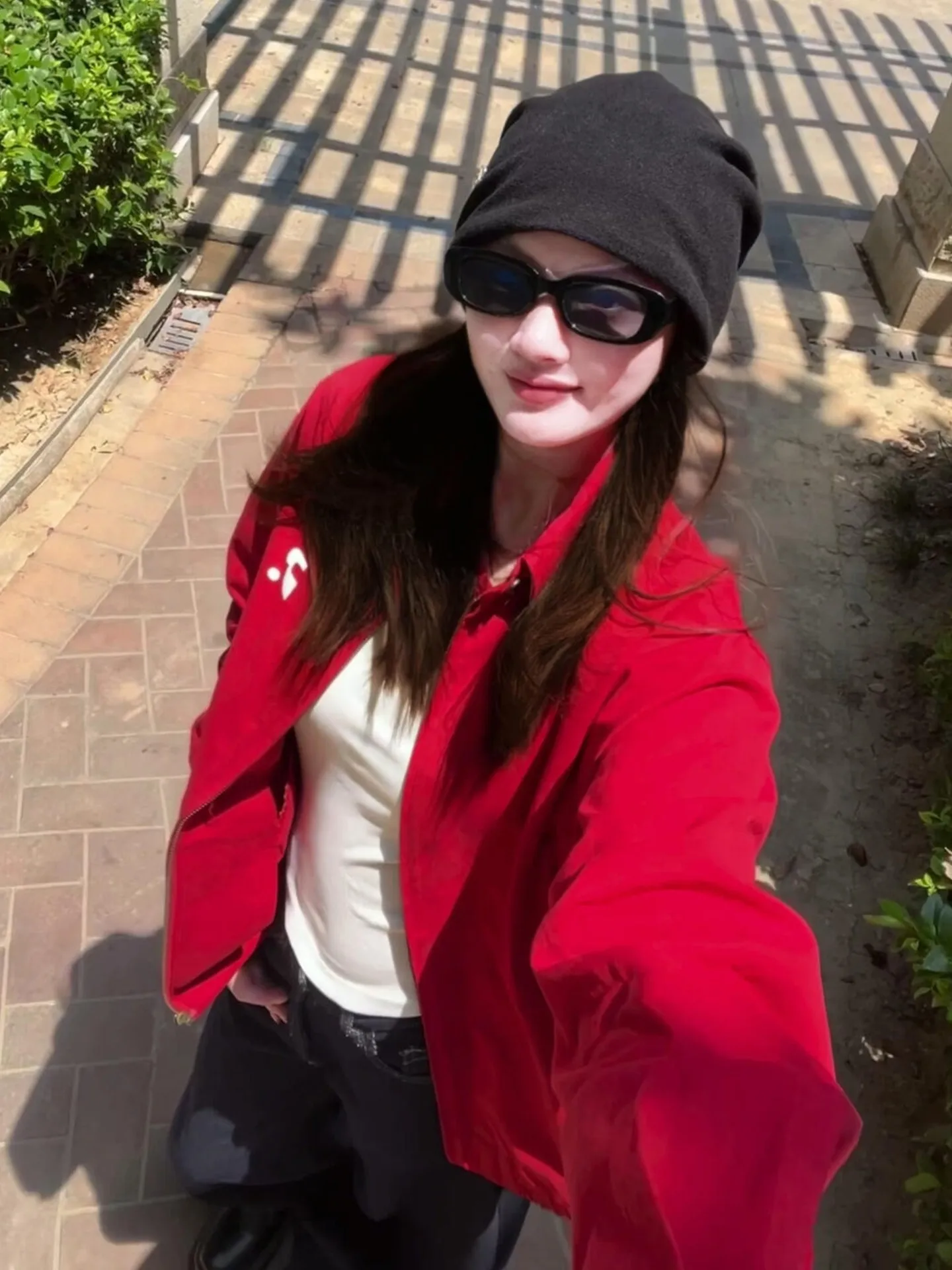 

Американская ретро-красная бейсбольная куртка для женщин, новая модель весна-осень, кардиган-жакет на раннюю осень, топ