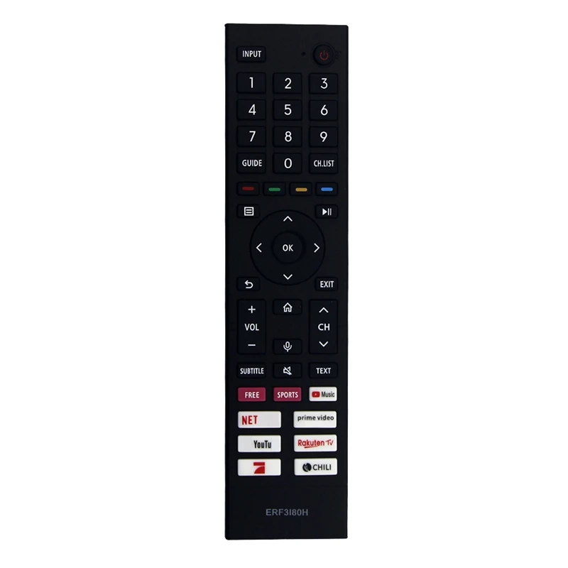 ERF3I80H Replace Remote For Hisense 4Kultra HD TV A6GG A4EG 43A6GG 50A6GG 55A6GG 65A6GG 70A6GG 75A6GG 32A4EG 40A4EG A6FG