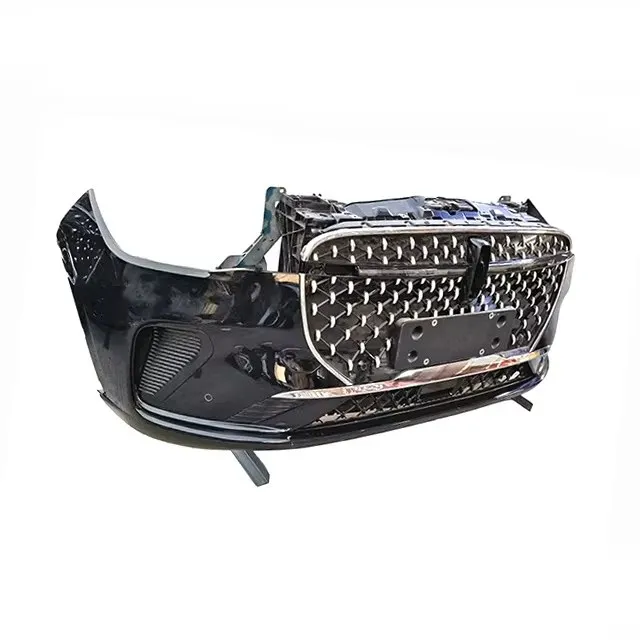 For Lincoln 2023-2025 Corsair Complete Bumper with Headlight Module Fan Radiator Bracket Grille LED Parking Lights