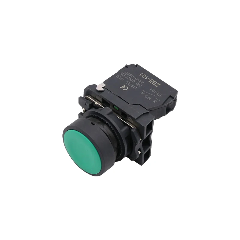Push Button Switch XB5-AA31 & XB5-AA42 Green Red 22mm Flat Electrical Circuits Control Spring Return