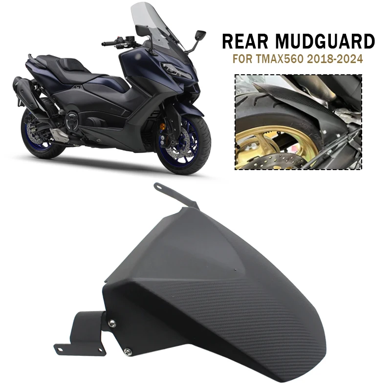 

For Yamaha T-MAX560 TMAX560 Rear Mudguard TMAX 560 2018-2024 Motorcycle Mud Fender Tire Wheel Hugger Splash Guard Cover