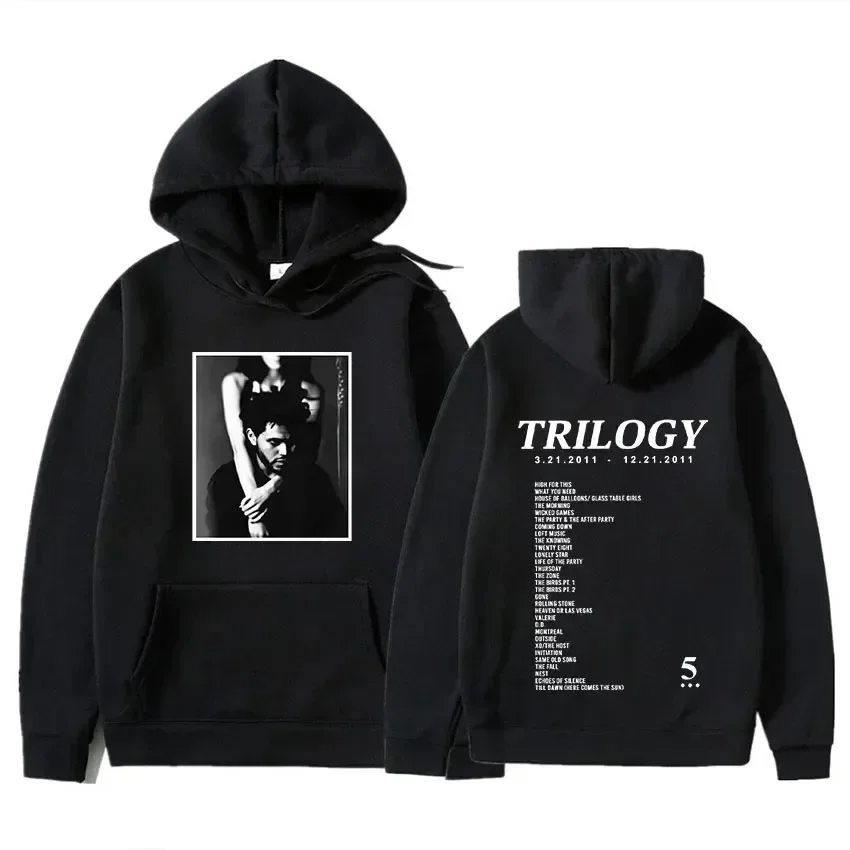 Singer The Weeknd Hoody After Hours Til Dawn Fm Music Album Women Men Hoodie Cotton Sweatshirt Pullover Hip Hop Rock Top Clothes