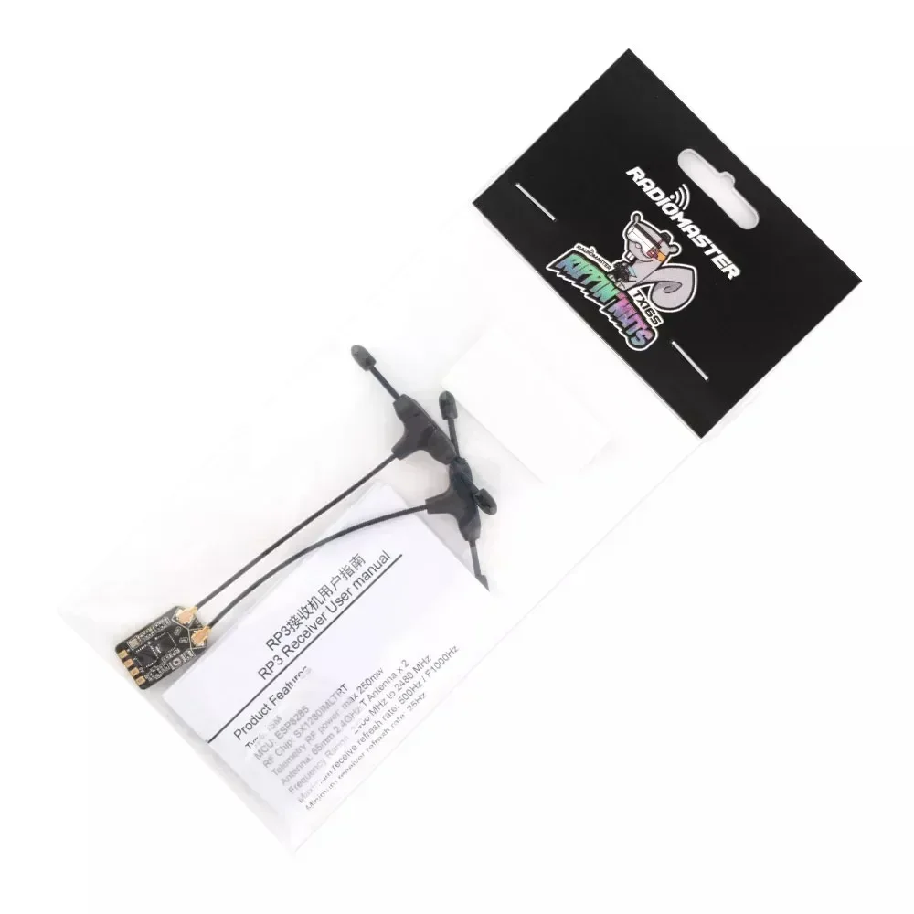 

RadioMaster RP3 Diversity ExpressLRS ELRS 2.4GHZ Nano Receiver Dual Antenna