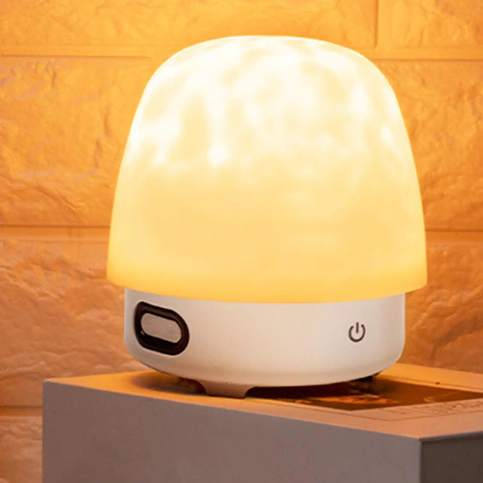 Moon Lamp Moon LED Night Light Bedside Lamp Remote Control Projector with Wireless Speaker Home Decor for Shelf Table Desk