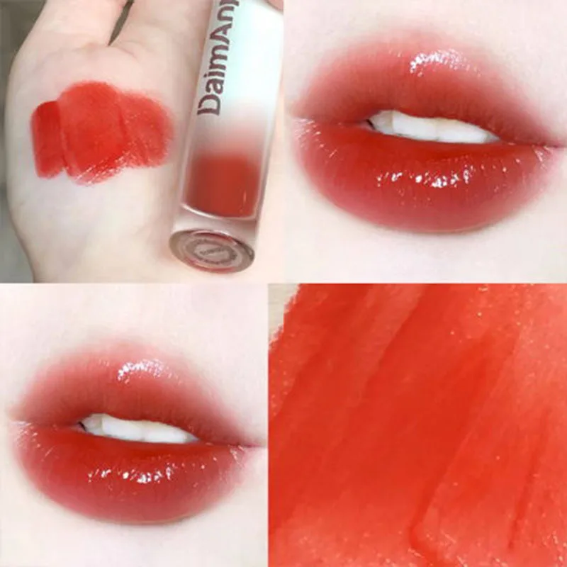 

Liuguang Mirror Water Mist Lip Glaze Dudu Lip Lip Red Female Student Waterlight Lip Glaze Lip Color