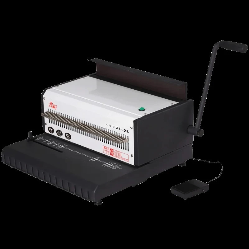 ET25  A4 Size 3mm Cardboard Electric Wire Binding Machine for Office