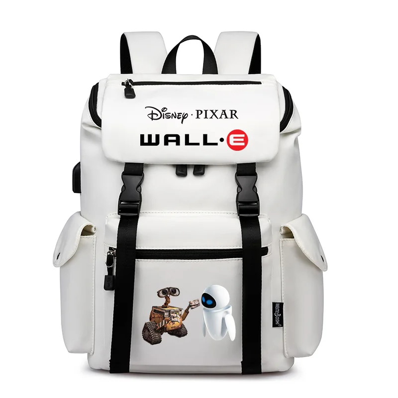 

Disney Wall-E Robot School Backpack Women Men Laptop Travel Bag Large Waterproof Multifunction USB Charging Knapsack Mochila