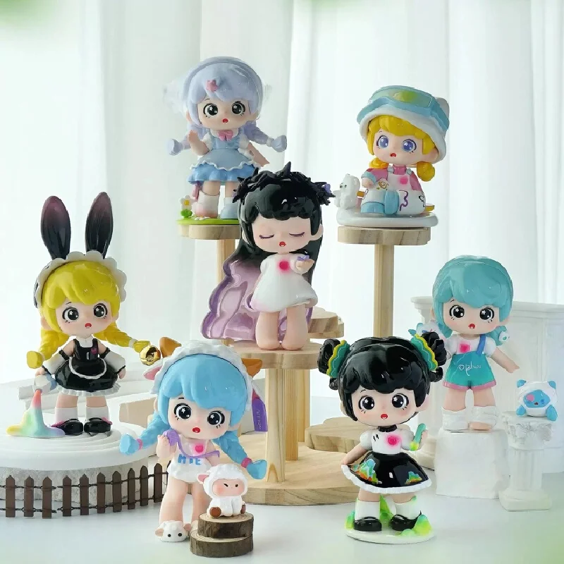 

OphUU Authentic Cute Residents Series Blind Box Collectible Figures Desktop Ornaments Surprise Doll Gifts For Trendy Play Lovers