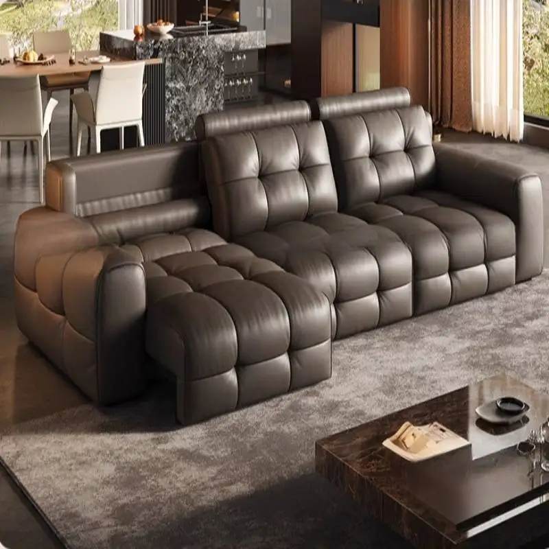 Canapés inclinables électriques noirs nordiques, Design bon marché, canapés de salon simples et modernes, meubles Banken Woonkamer de qualité de luxe