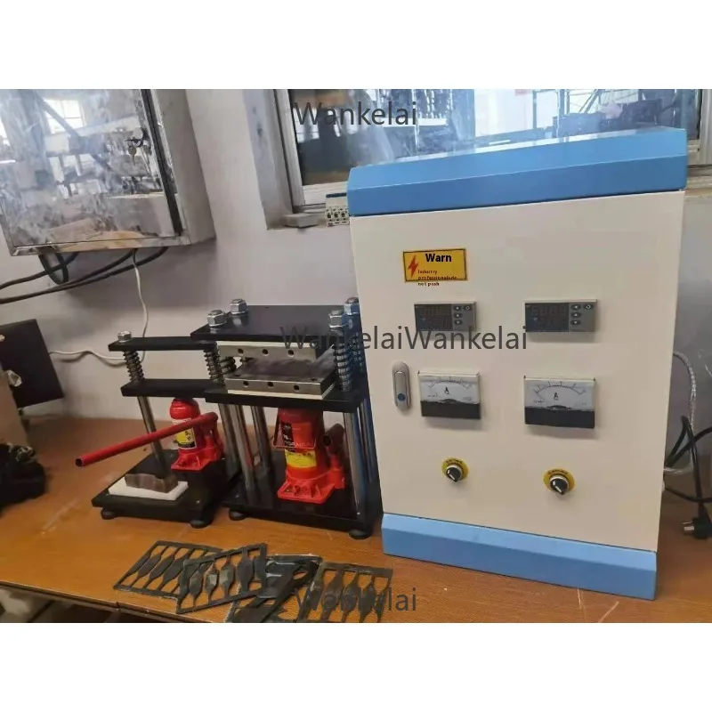 Small Laboratory Rubber Vulcanizing and Plastic Molding Press for Tensile Test Sample Preparation