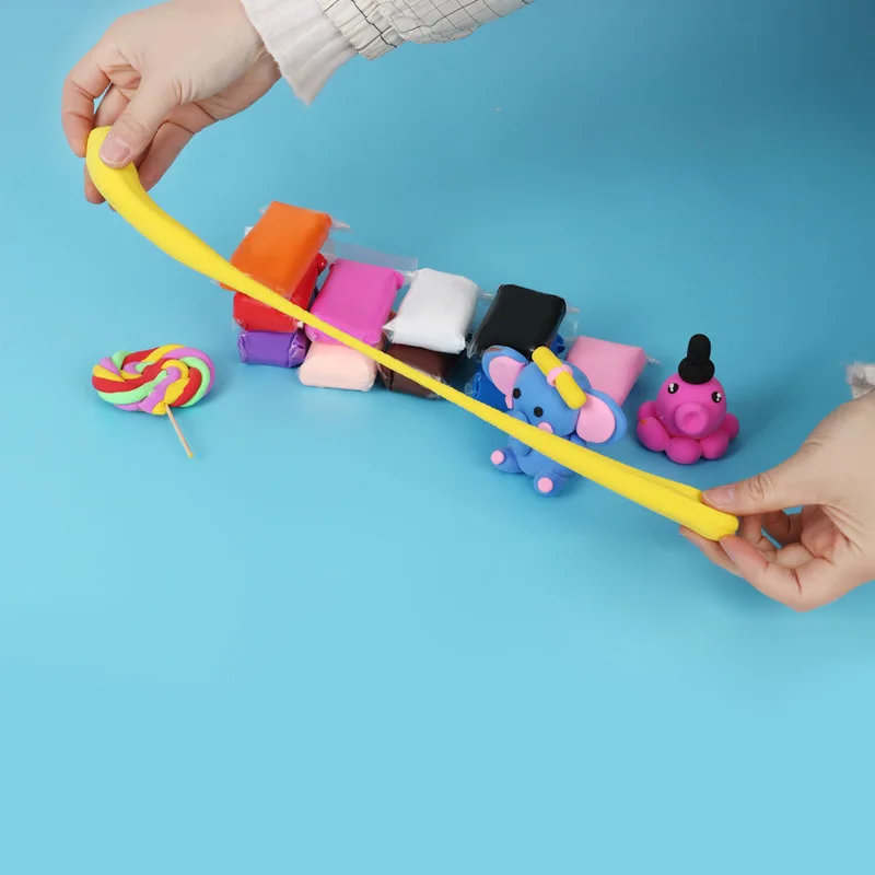 36-Color Ultra-Light Clay 10g, DIY Handmade Clay Mold Tool Box Kit for Kids, Children Handicraft Puzzle Goo Card Stationery