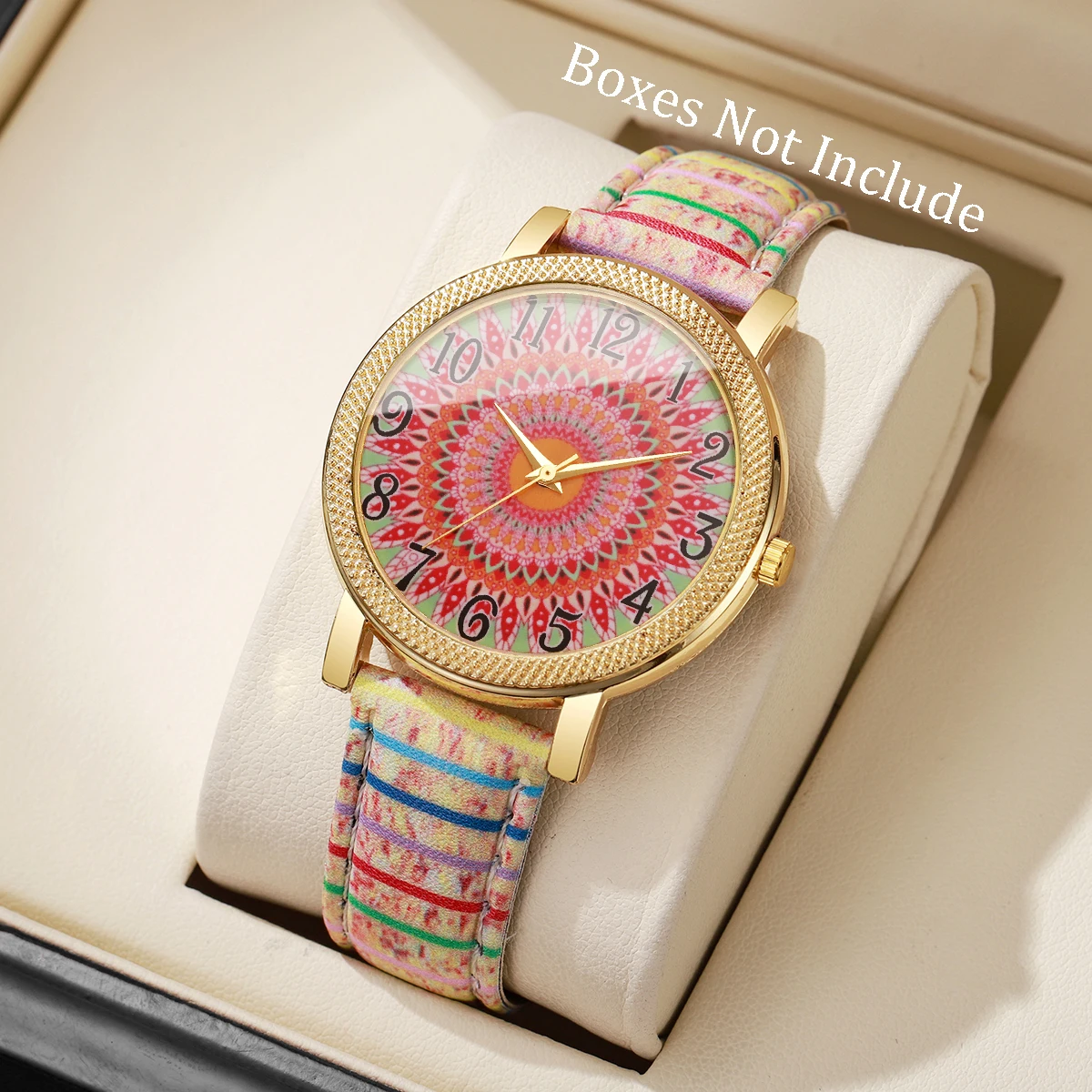 1Pcs Women's Gift Watch Fashion Personality Dial Trend Temperament Quartz Watch, Best Gift for Girls (Box Not Included)