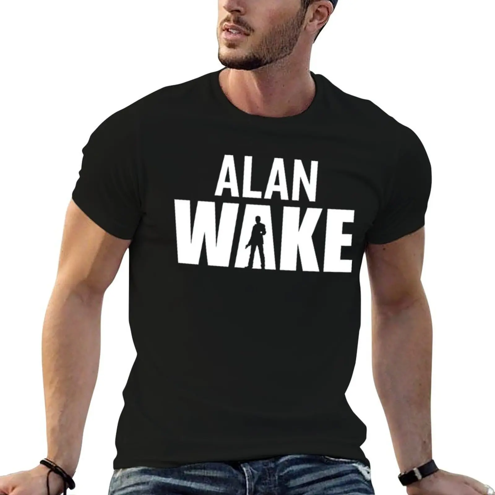 Alan Wake 2 T-Shirt topping plus sizes mens vintage t shirts