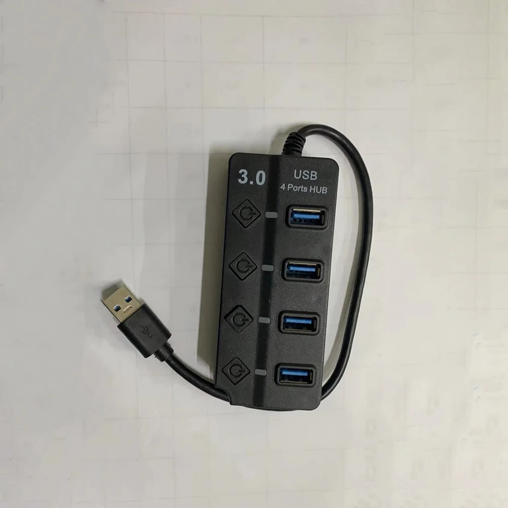 

4 Ports USB Hub for Laptop PCs with Slim Durable Design supporting USB 3 0 2 0 1 1 Plug Play Compatibility Multi