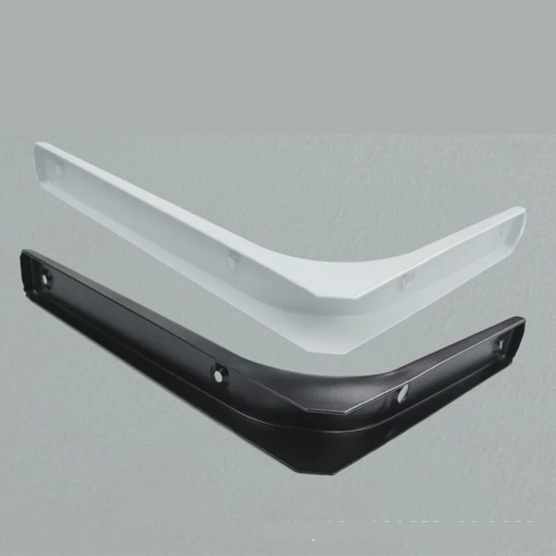 Soportes de estante en forma de L de hierro resistente, soportes de esquina de ángulo recto para muebles montados en la pared, Hardware de soporte, 2 uds.