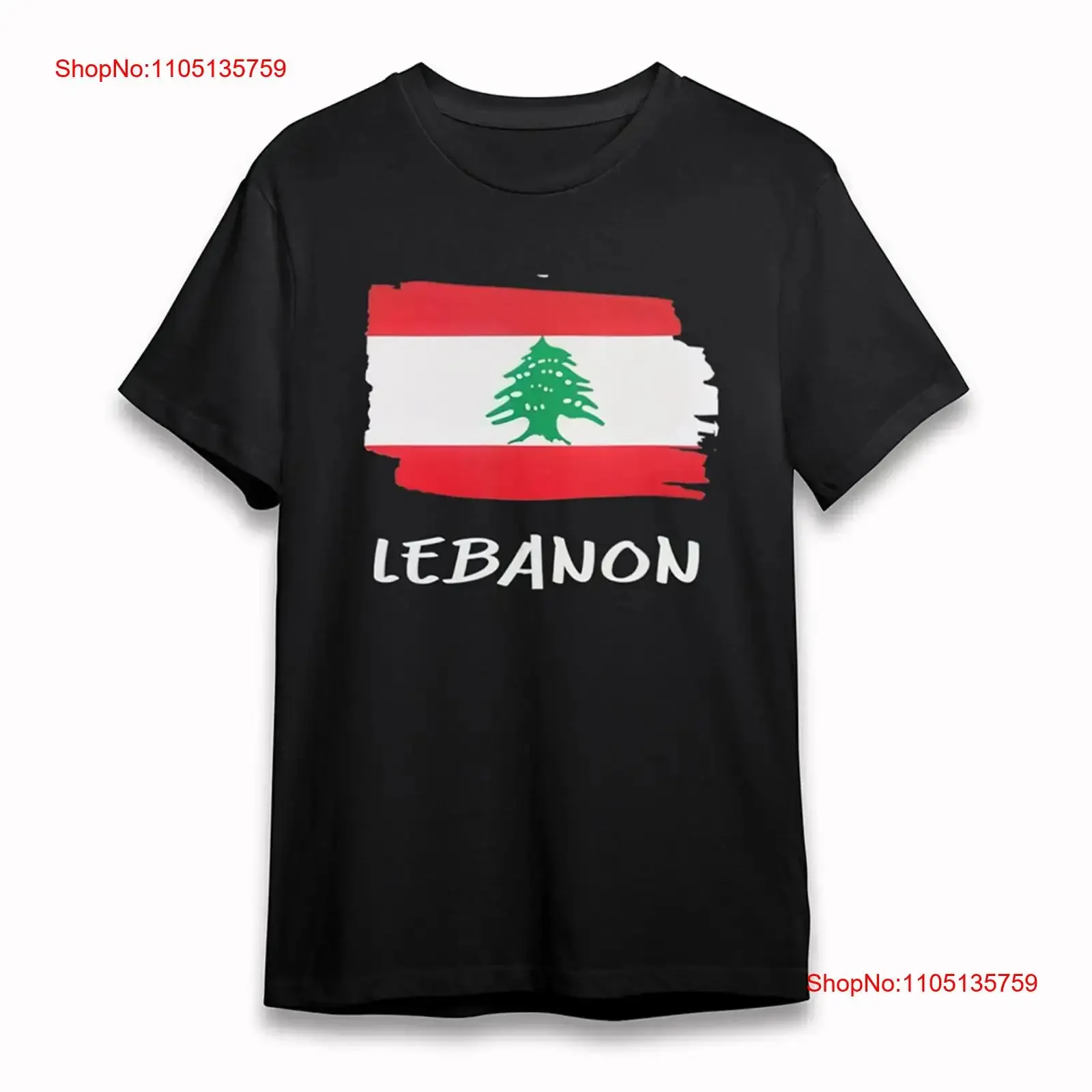 Women's Comfy T Shirt Lebanon Cedar Flag Art  Soft Cotton Black vintage Washed Casual homme Versatile Comfortable Stylish