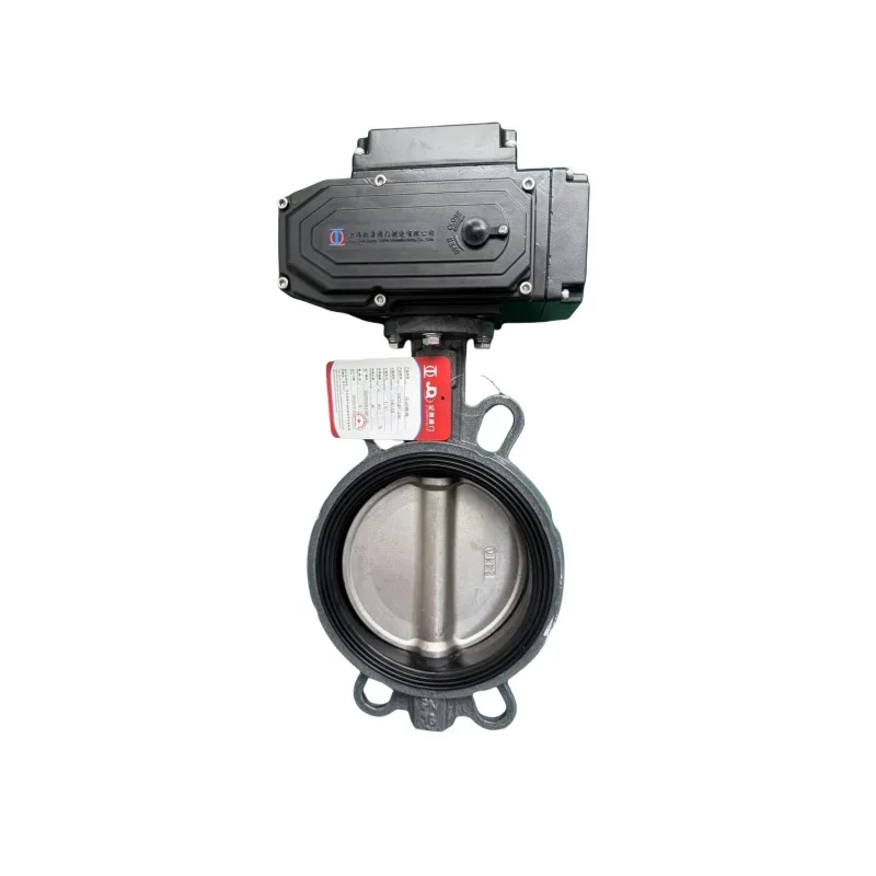 

Electric clamping butterfly valve D971X-16Q ductile iron soft seal explosion-proof 304