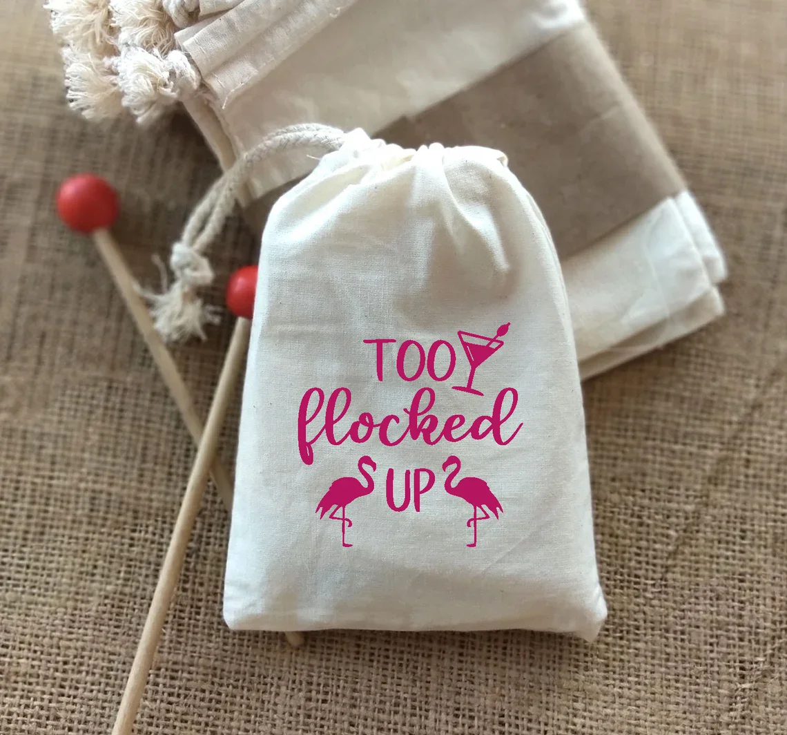 20 PCS Too Flocked Up Hangover Kit- Beach Themed -Bachelorette Parties, Girls Trips & Birthday parties