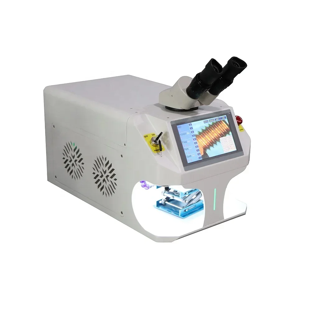 Ruisheng 100W YAG Gold Silver Metal Glass Jewelry Repair Tabletop Spot Welding Machine
