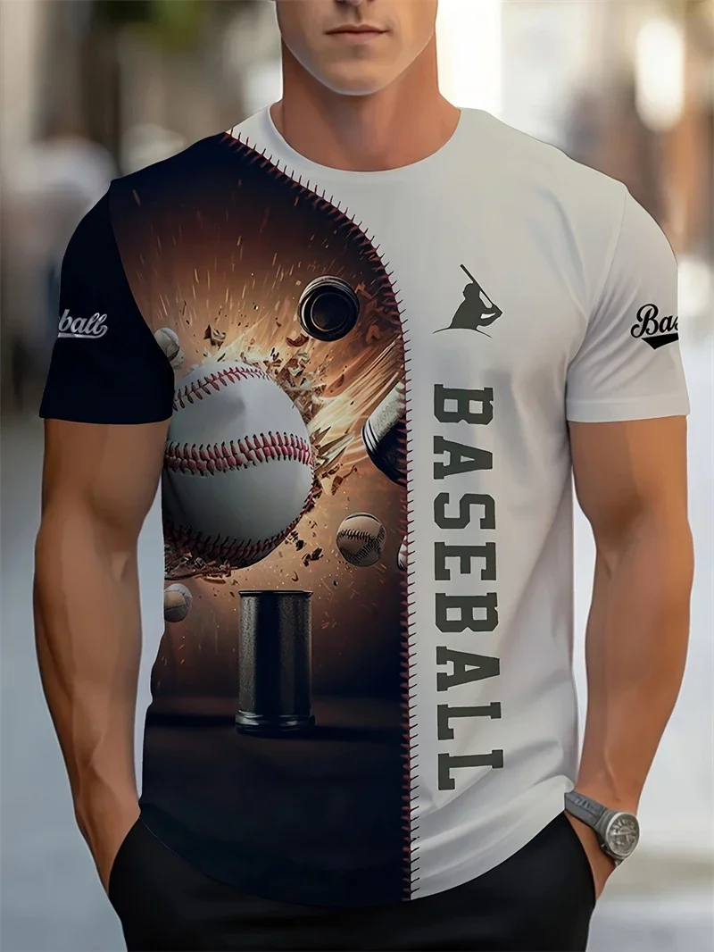 Men's Alien Xenomorph Print TShirt Sci-Fi Crewneck Short Sleeve Casual Streetwear Breathable Top