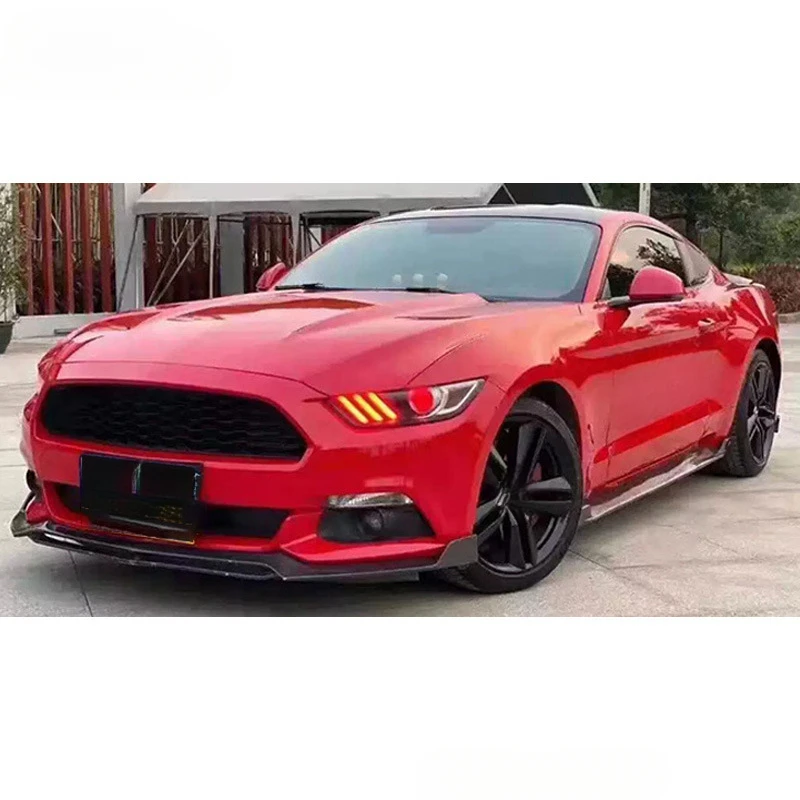 

Fengxuan For Ford Mustang CS Model 2015-2017 Carbon Fiber Front Lip Front Spoiler Front Diffuser Front Chin