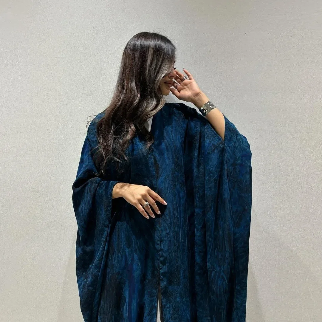 Eid Djellaba Ramadan Abayas for Women Modest Muslim Dress Dubai Open Abaya Kimono Jalabiya Kebaya Caftan Marocain Femme Robe New