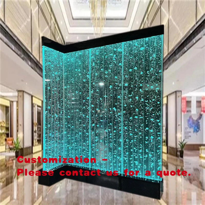 custom.Floor Standing Acrylic Bubble Wall with Multi-color Led Lights Bubble Panel