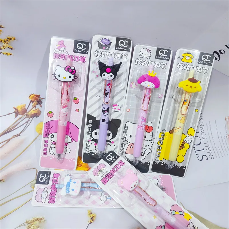 Sanrio Cartoon By Hand Account Creative Knife Carving Pen To Learn Manual Special Pen Art Knife Pen Carving Student Supplies