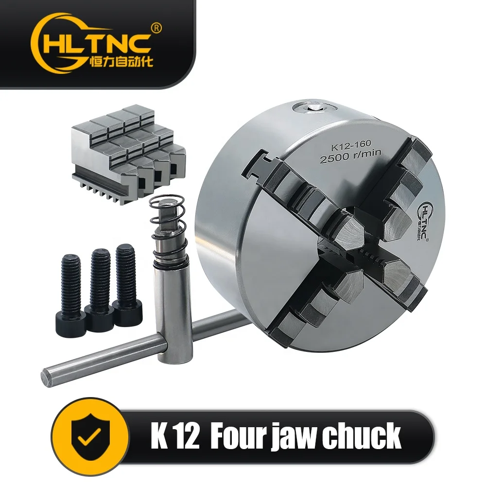 K12 125 3000rpm 100Nm 4 Jaw Independent Chuck 4 Jaw Chuck K12-125 Chuck K12 4 Jaw
