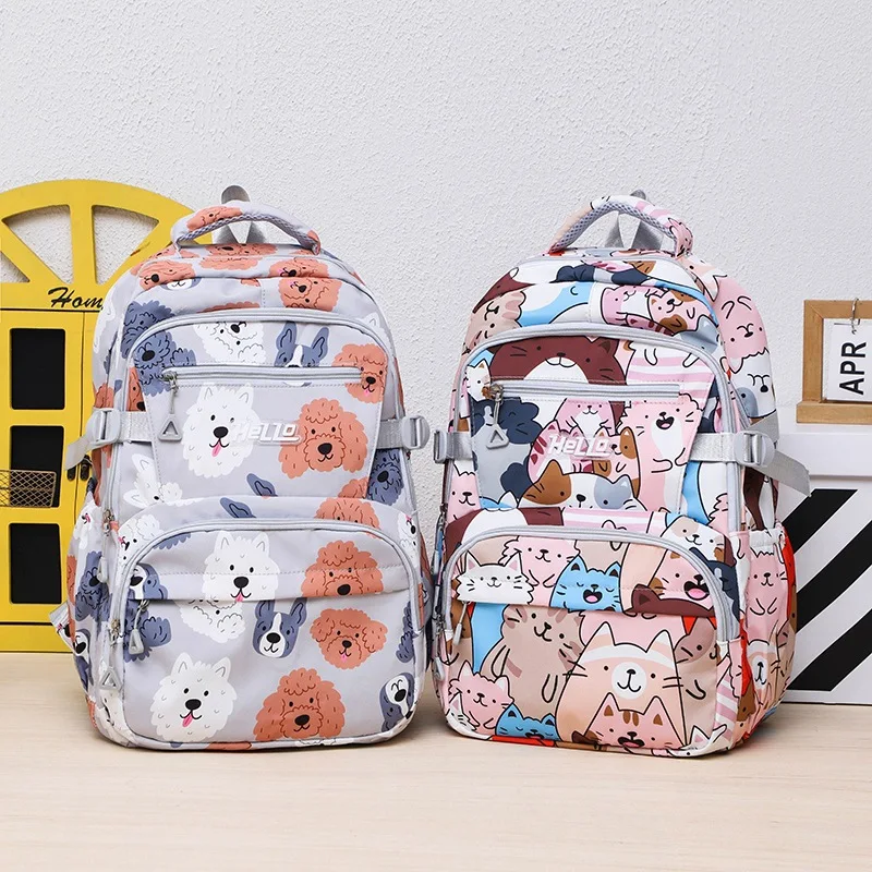 Harajuku Girl Male School Bag Female Graffiti Print Men Backpack Women Book Boy Bag Nylon Ladies Fashion Laptop Backpack Student