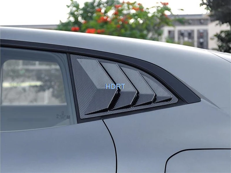 For AVATR 07 2024 + Rear Triangle Glass Window Side Blind Vent Shutter Louver Cover Trim Car Style Accessories Exterior Sticker