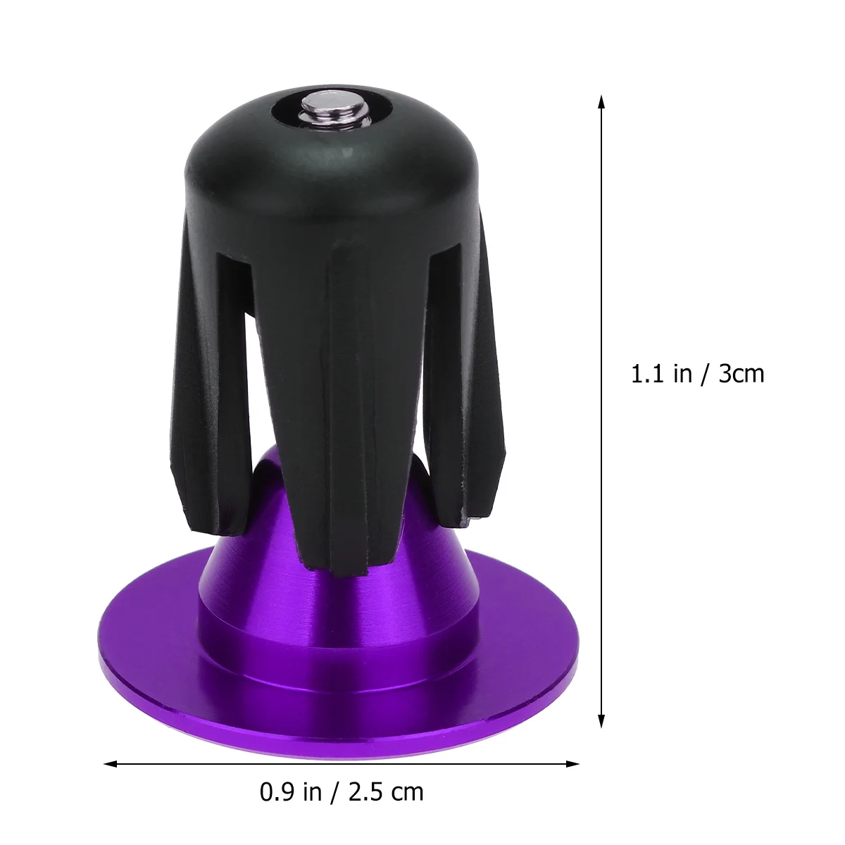 1 زوج 22 ~ 24 مللي متر دراجة من سبيكة الألومنيوم المقود نهاية قبعات الأرجواني ل الطريق الجبلية للطي دراجة مقبض التوصيل الدراجة اكسسوارات