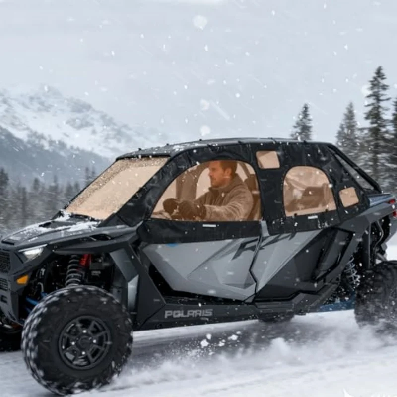 

Верхние двери кабины для Polaris RZR PRO с защитой от холодного ветра, на молнии, с роликовым механизмом, для RZR PRO XP 4 и RZR Turbo R 4 2022-2024 гг.
