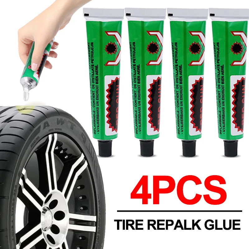 Universal Tire Repairing Glue, Motocicleta, Pneu de bicicleta, Reparo de punção do tubo interno, Pneu Patching Colas Ferramenta, Auto Acessórios, 20ml