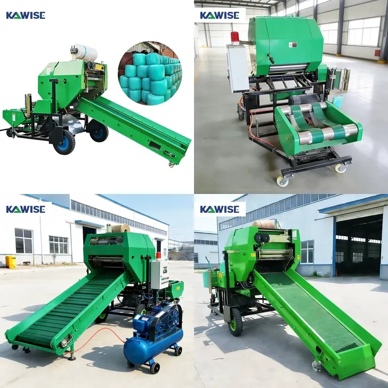 Forage Baler Machine for Cattle Farms, Dairy Farms and Silage Round Bale Wrapping Use