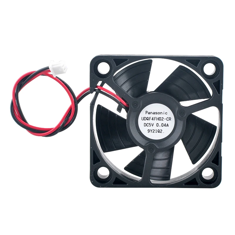 UDQF4FH02-CR 4cm 40mm ventilador 40x40x10mm DC5V 0.04A 2 pines (silencioso) ventilador de refrigeración desmontable para fuente de alimentación de grabadora de vídeo