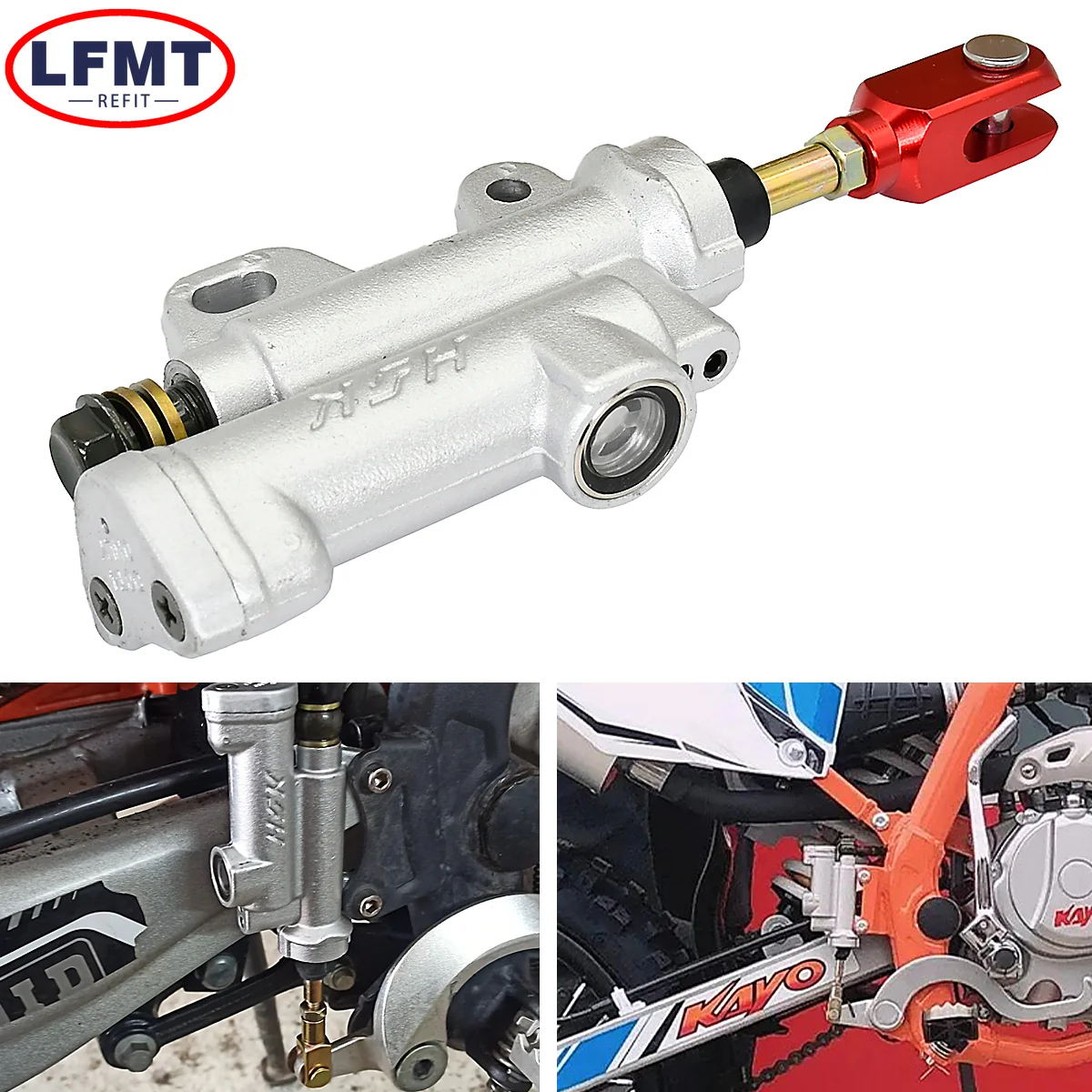 

Motorcycle Rear Hydraulic Brake Master Cylinder Pump For Kayo T4 T6 BSE 50cc 70cc 110cc 125cc 150cc 250cc ATV Pit Pro Dirt Bike