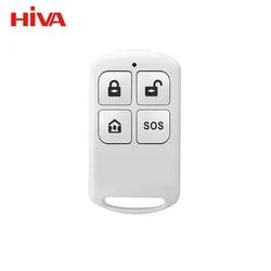 HIVA PF-50ไร้สาย433MHz รีโมทคอนโทรล Arm & Disarm สำหรับ Home Burglar Alarm Security PG-103 105 106 107 150