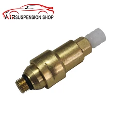 For Audi A8 D3 4E Bentley Phaeton Air Suspension Holding Valve w/ M8 Air Valve Connector Brass Fitting, OE 4E0616040 4E0616001G