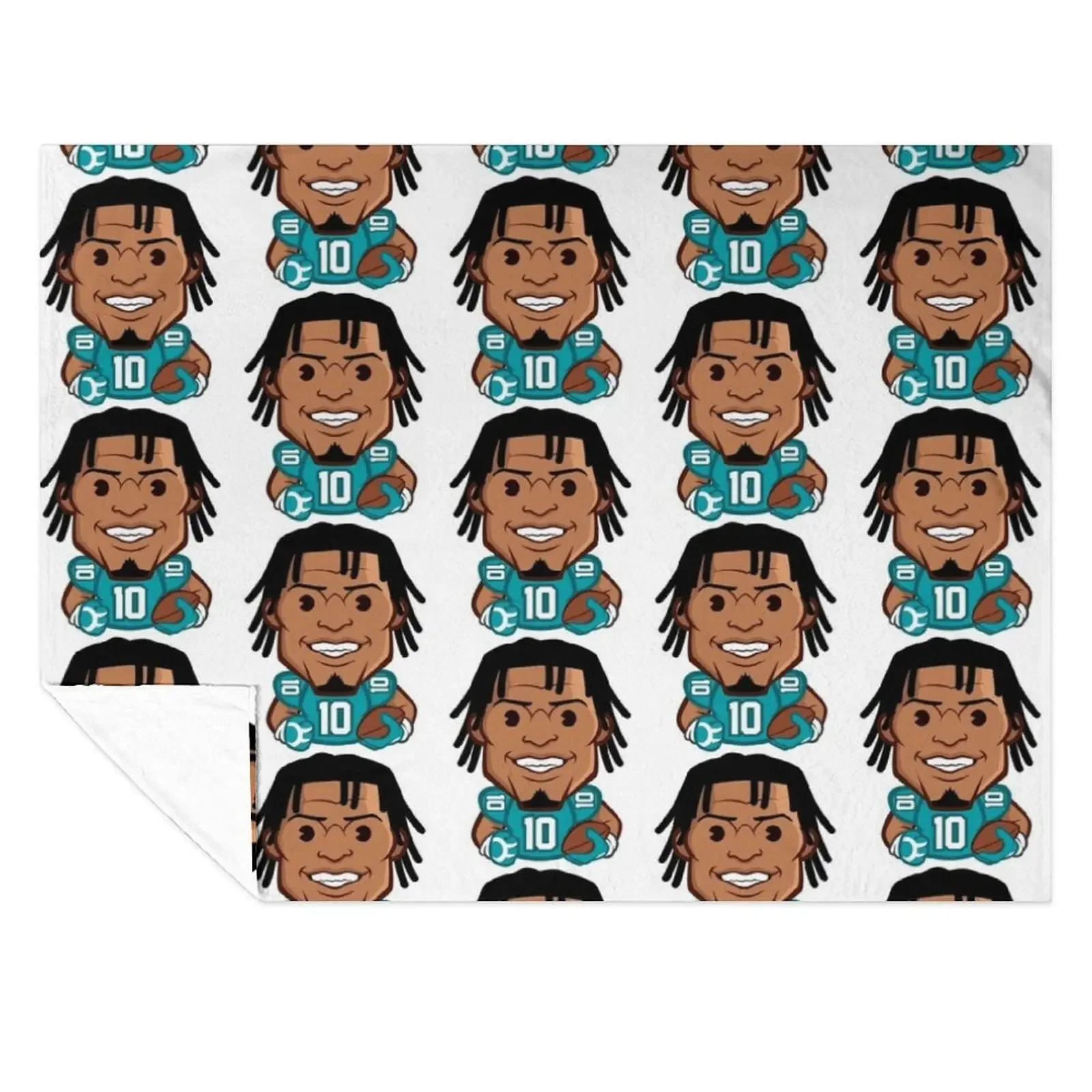 

Tyreek Hill Throw Blanket Decoratives Furrys funny gift Flannels Blankets