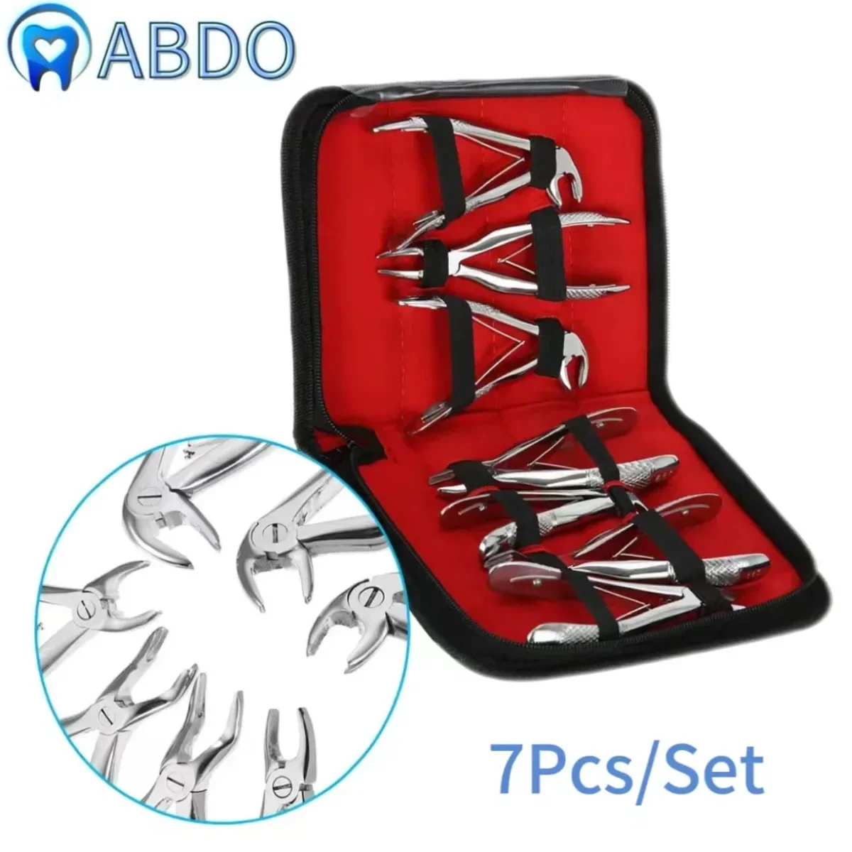 10 Pcs Dental Extraction Forceps Pliers for Adult Surgical Teeth Extraction Forcep for Children Kit Tools